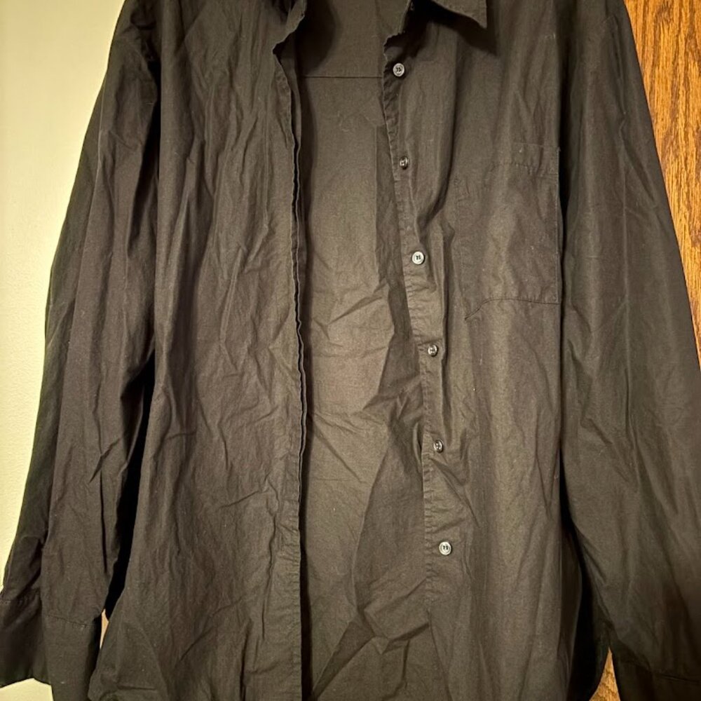 FRANKIE SHOP Women's Black Color 100% Cotton Blouse (Large) - Picture 9 of 16